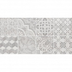 Декор Bastion с пропилами мозаика 20х40 серый